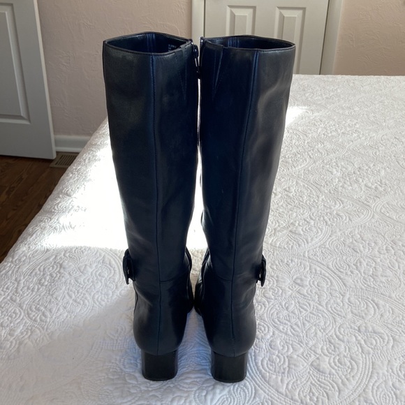 Chadwick’s Women’s Tall Navy Dress Boot with Buckle, Size 5 - Picture 2 of 10